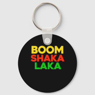 Boom Shaka Laka Dance Craze Madness I Love Dancing Key Ring