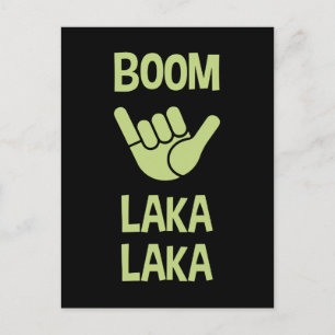 Boom Shaka Wave Postcard