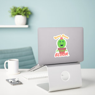 Boom Time To Bloom Cute Cactus Cartoon Joy