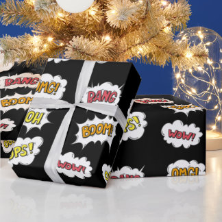 Boom  wrapping paper