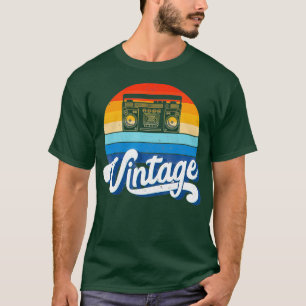 Boombo 80s Gift Blaster Retro Vintage Roller T-Shirt