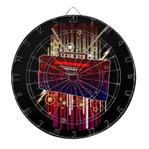 Boombox Blast  Dartboard