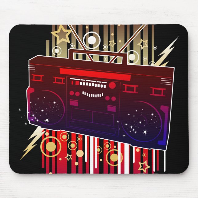 Boombox Blast Mouse Mat (Front)