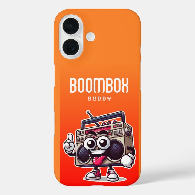 Boombox Buddy Case-Mate iPhone Case (Back)