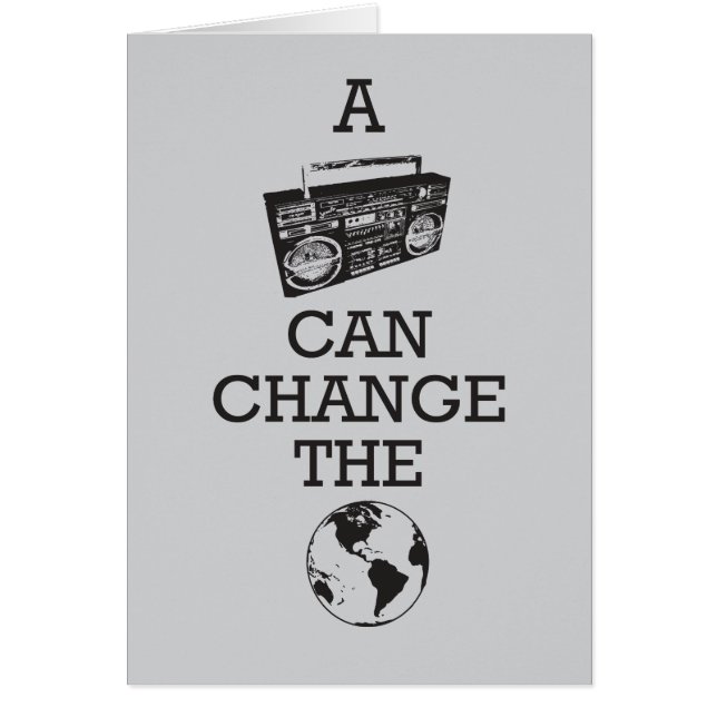 Boombox Can Change the World (Front)