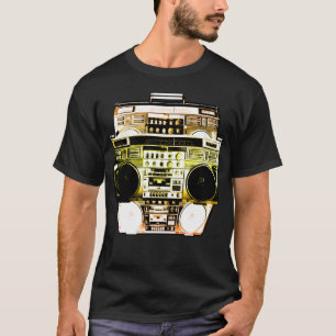 Boombox Colour Fade ( Gold ) T-Shirt