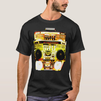 Boombox Colour Fade ( Yellow ) T-Shirt
