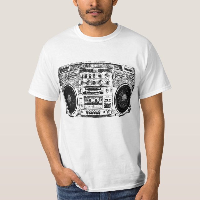 Boombox graffiti T-Shirt (Front)