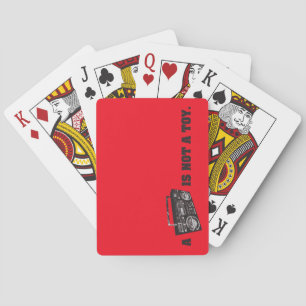 Boombox Is Not a Toy Playing Cards