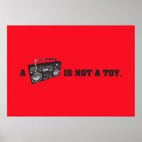 Boombox Is Not a Toy