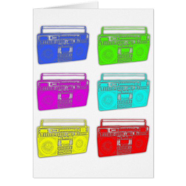 BOOMBOX multi colour raver (Front)