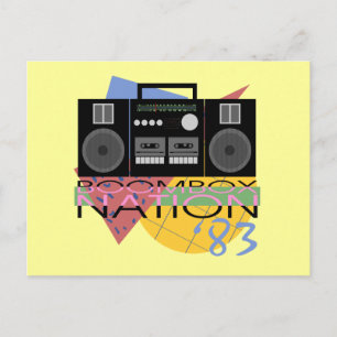 Boombox Nation 83 Postcard