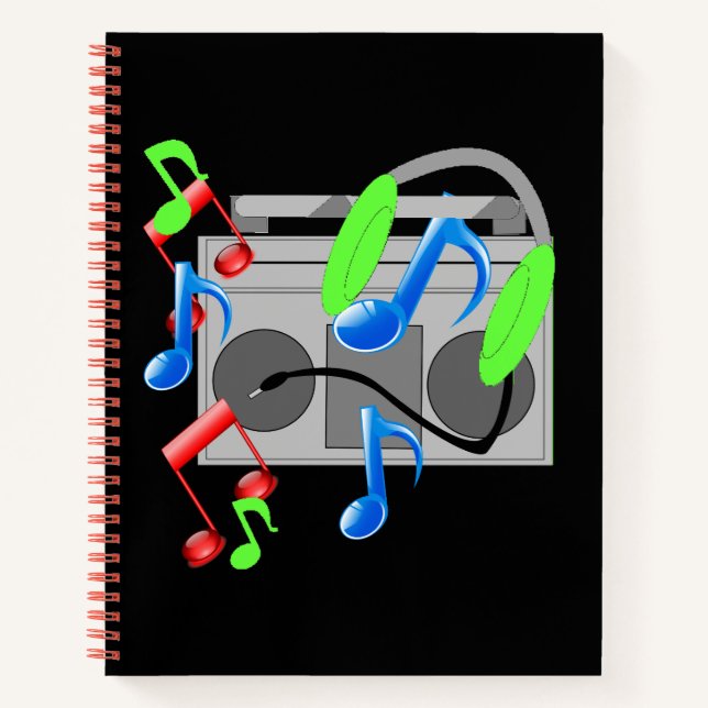 Boombox Notebook (Front)