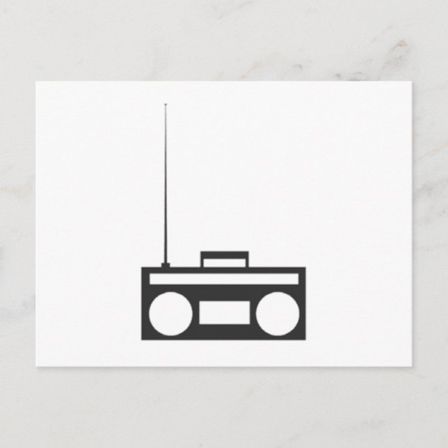 Boombox Postcard (Front)