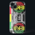 boombox reggae iPhone 13 case<br><div class="desc">Unique and original design for an cool gift.</div>