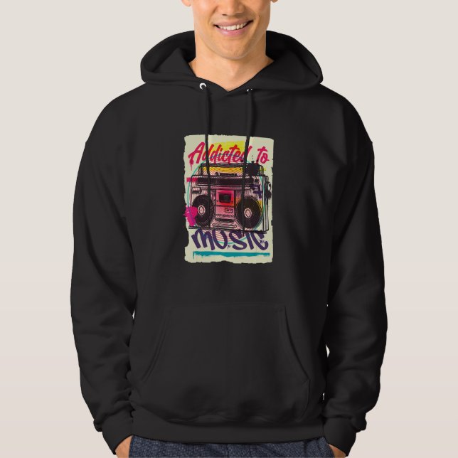 Boombox Urban Graffiti Hoodie (Front)