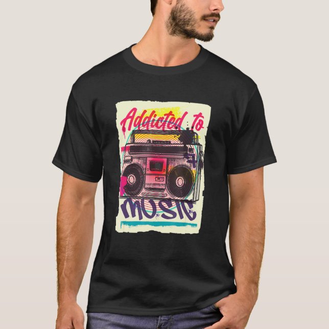 Boombox Urban Graffiti T-Shirt (Front)