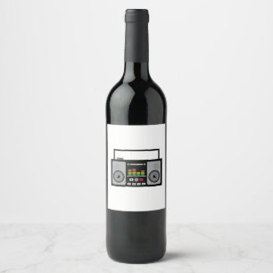 Boombox Wine Label