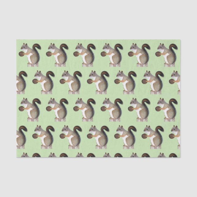 Boomer Squirrel Tissue Paper (Front)
