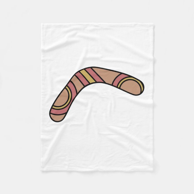 Boomerang Fleece Blanket (Front)