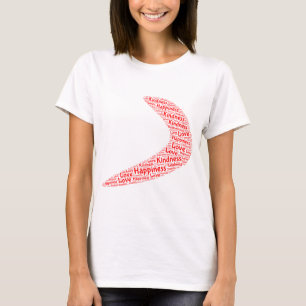 Boomerang Happiness, kindness, love T-Shirt
