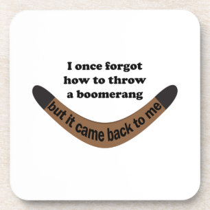 Boomerang Joke Coaster