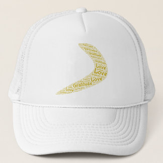Boomerang Love gratitude, appreciation Trucker Hat