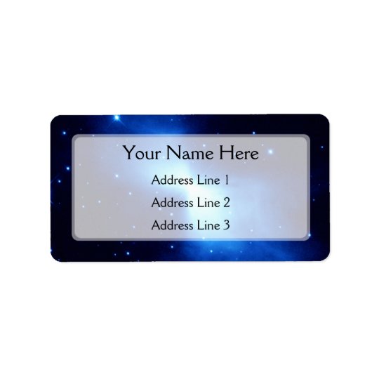 Boomerang Nebula (Hubble Telescope) Address Label