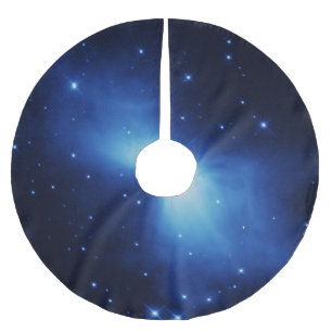 Boomerang Nebula in space NASA Brushed Polyester Tree Skirt