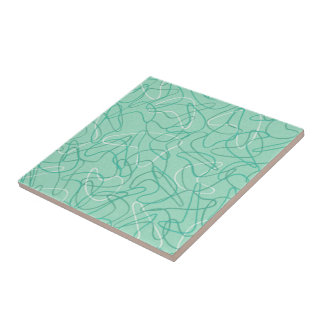 Boomerang Tile - Jade Green