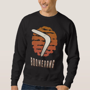 Boomerang Vintage Retro Classic Sunset Sport Sweatshirt