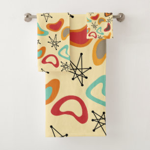 Boomerangs and Stars  Bath Towel Set