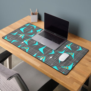 Boomerangs and Stars Desk Mat
