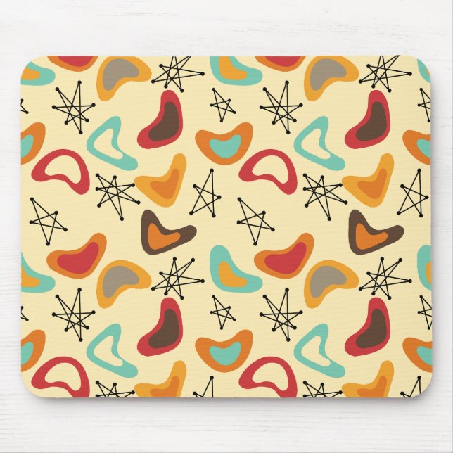 Boomerangs and Stars  Mouse Mat (Front)