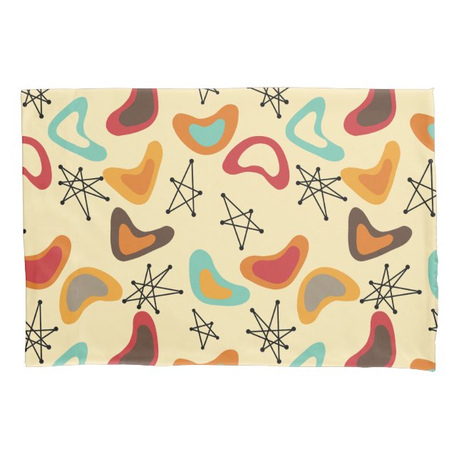 Boomerangs and Stars  Pillowcase (Front)