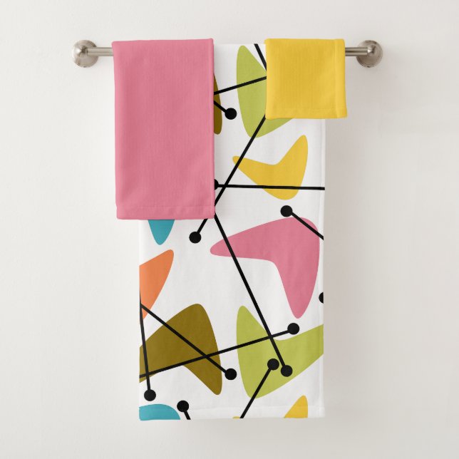 Boomerangs Bath Towel Set (Insitu)