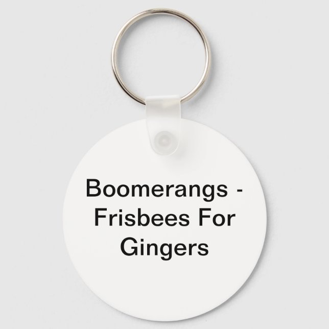 Boomerangs Key Ring (Front)