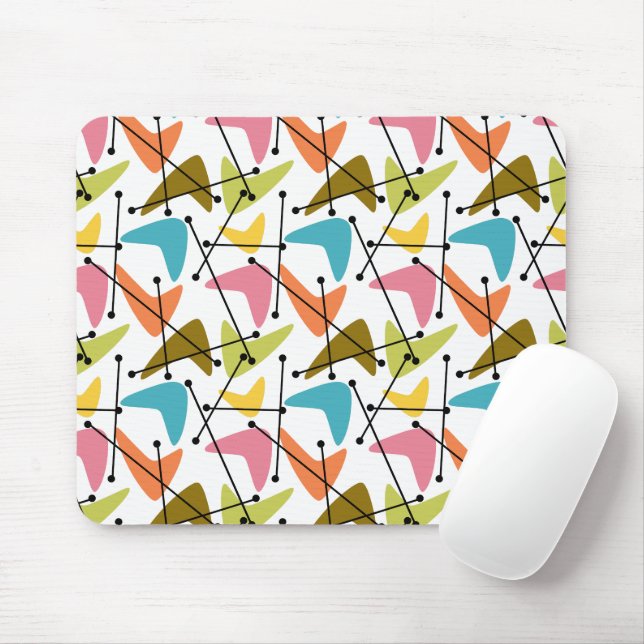 Boomerangs Mouse Mat (With Mouse)