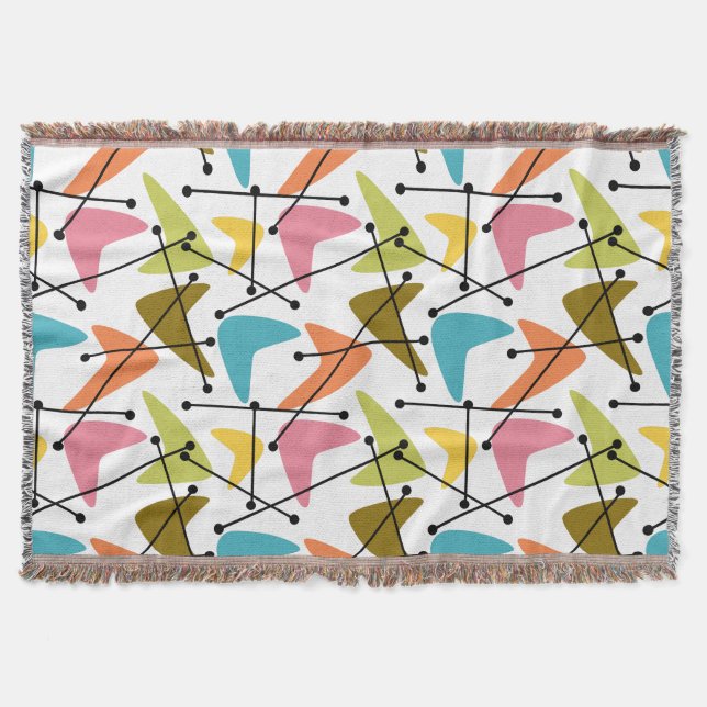 Boomerangs Throw Blanket (Front)
