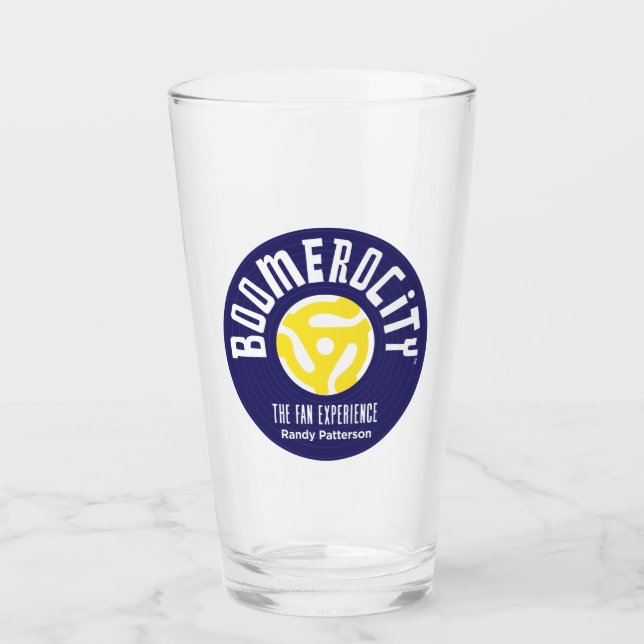 Boomerocity Beverage Glass (Front)