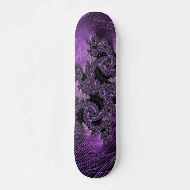 BoomGoo™ skateboard F396 "Stone Dragon" 4 purple (Front)