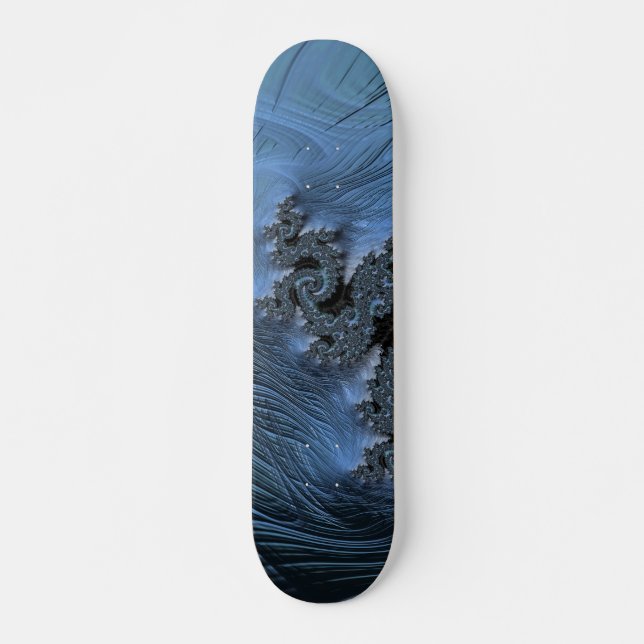 BoomGoo™ skateboard F396 "Stone Dragon" blues (Front)