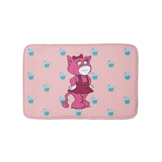 Boomi Cats Bath Mat (Front)