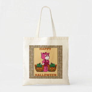 Boomi Cats Kitty Pumpkins Poster Tote Bag