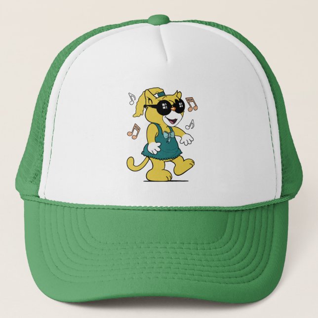 Boomi Cats | Kooky Dancing Trucker Hat (Front)