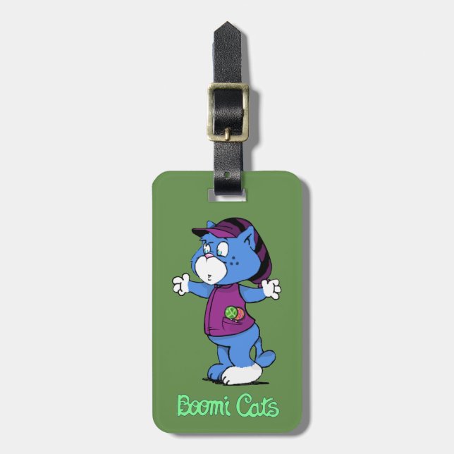 Boomi Cats Luggage Tag (Front Vertical)