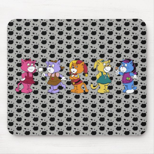 Boomi Cats Mouse Mat (Front)
