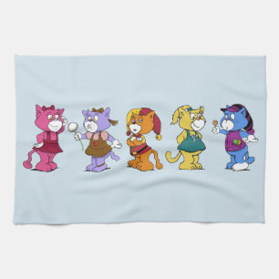 Boomi Cats Tea Towel