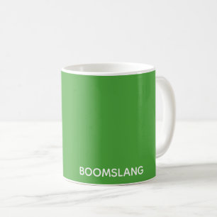 Boomslang green color name coffee mug