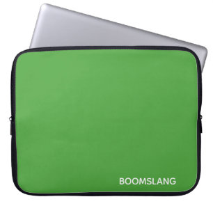 Boomslang green colour name laptop sleeve